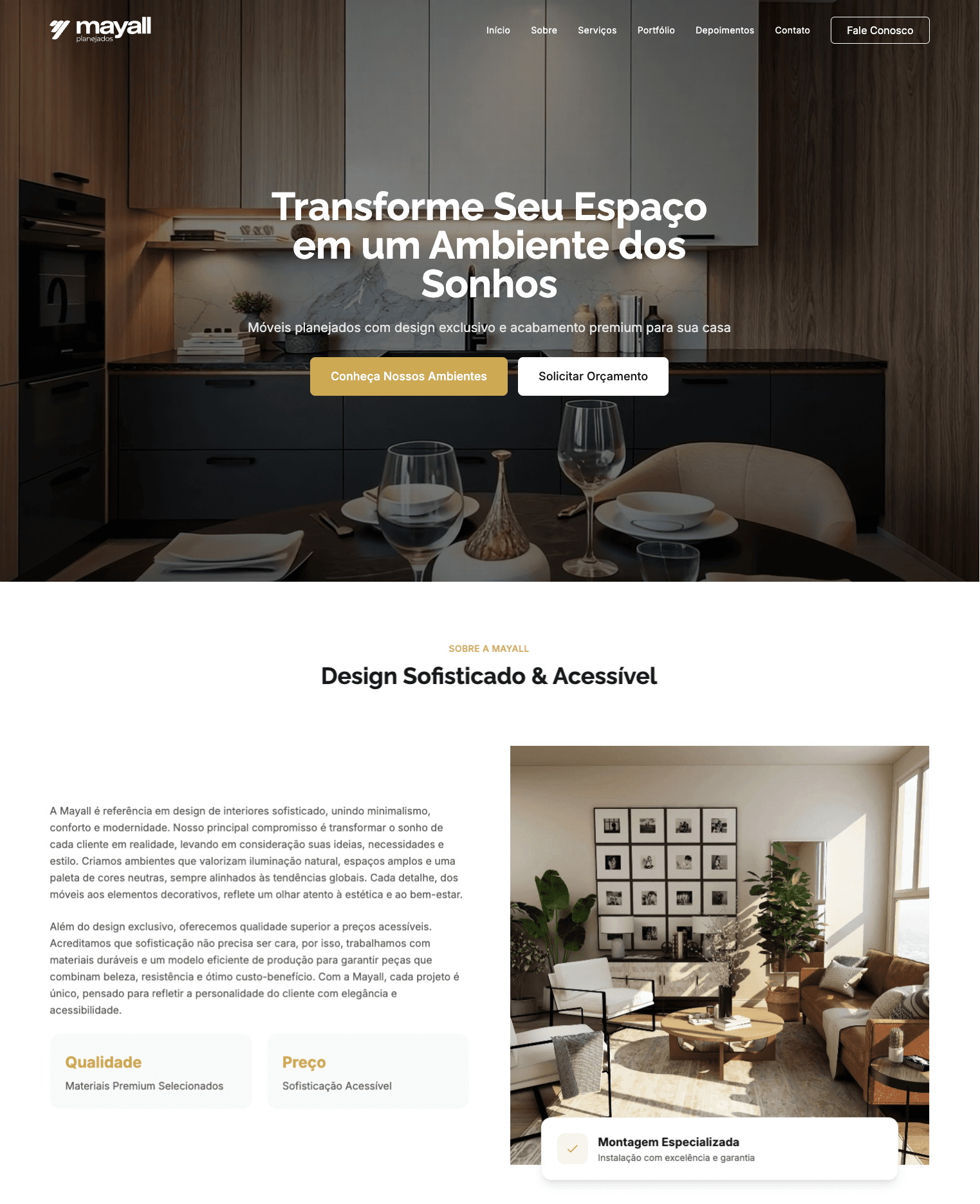 Mayall Planejados capa